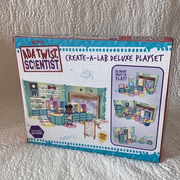 Just Play Ada Twist Deluxe Create-A-Lab Playset, STEM Toy Figures and Playsets - Picture 3 of 4